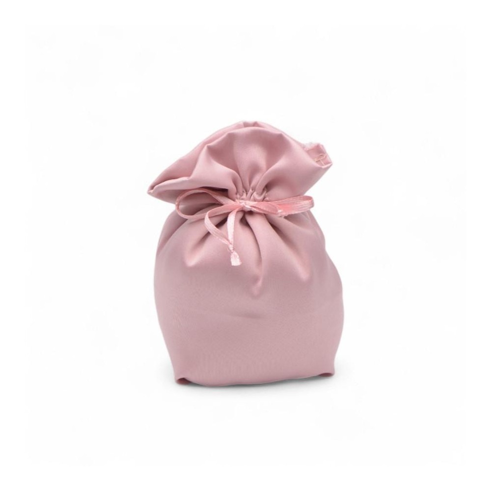 SACCHETTO RASO BON BON 12XH13 ROSA ANTICO